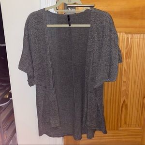Shelly Gray Short Sleeve Cardigan